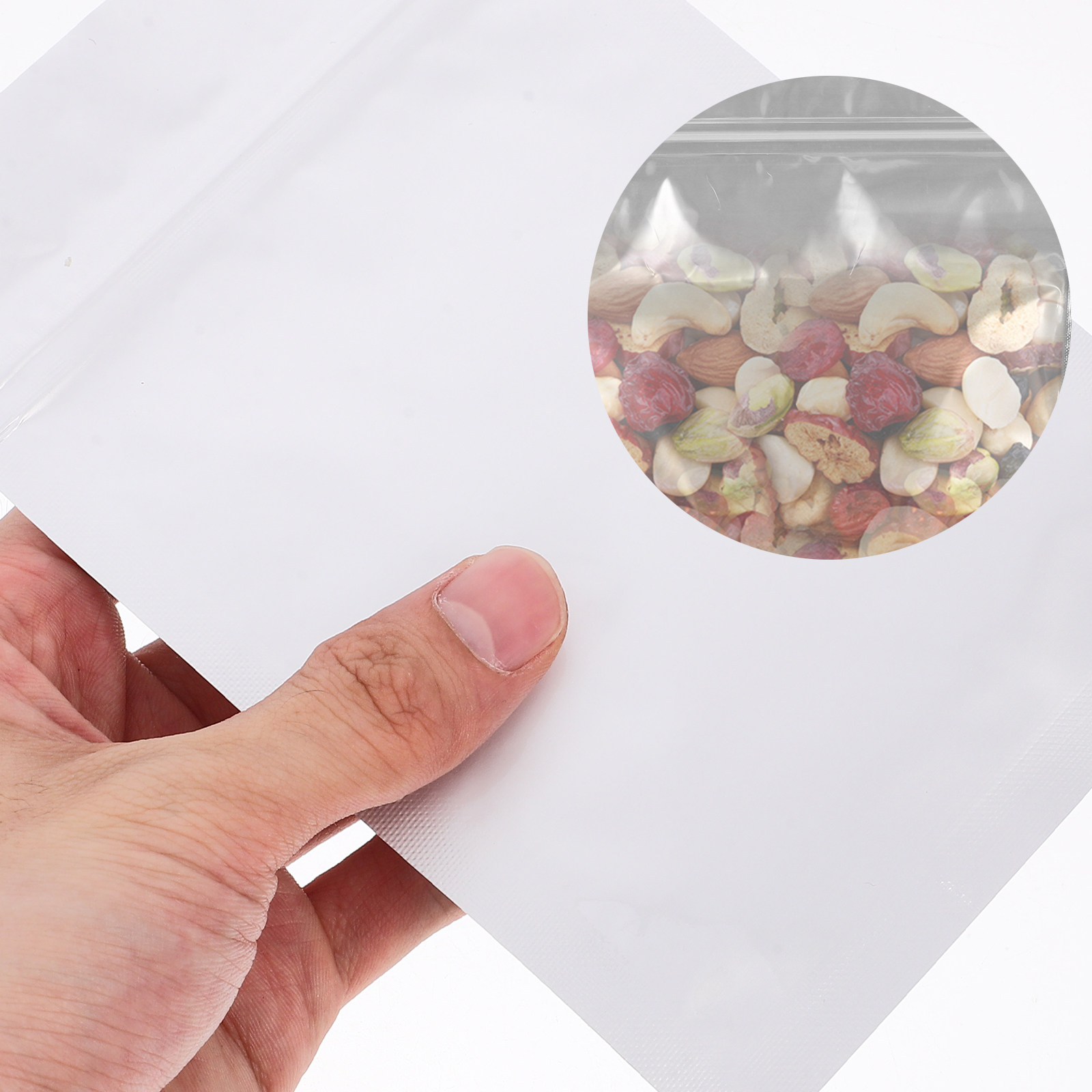 Food Storage Small - 50 Adet Hava Geçirmeyen Kapatılabilir Poşetler,
