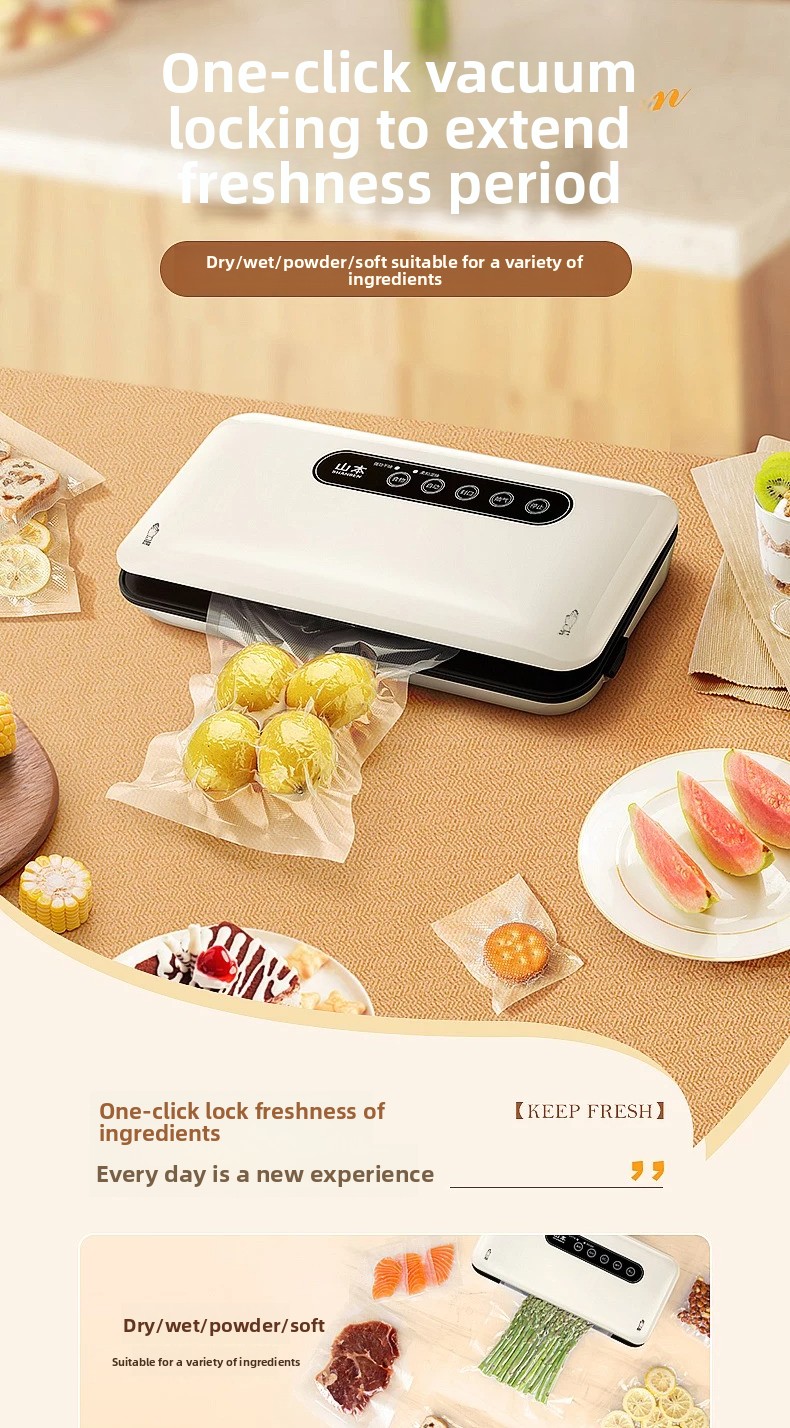 Food Storage Machine - Mini Vakum Kapatma Makinesi Otomatik Ev