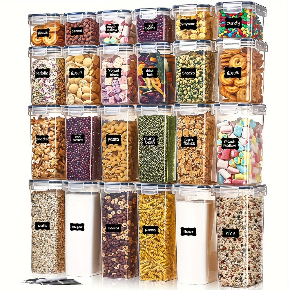 Food Storage Order - 24 adet gıda saklama kapları 12