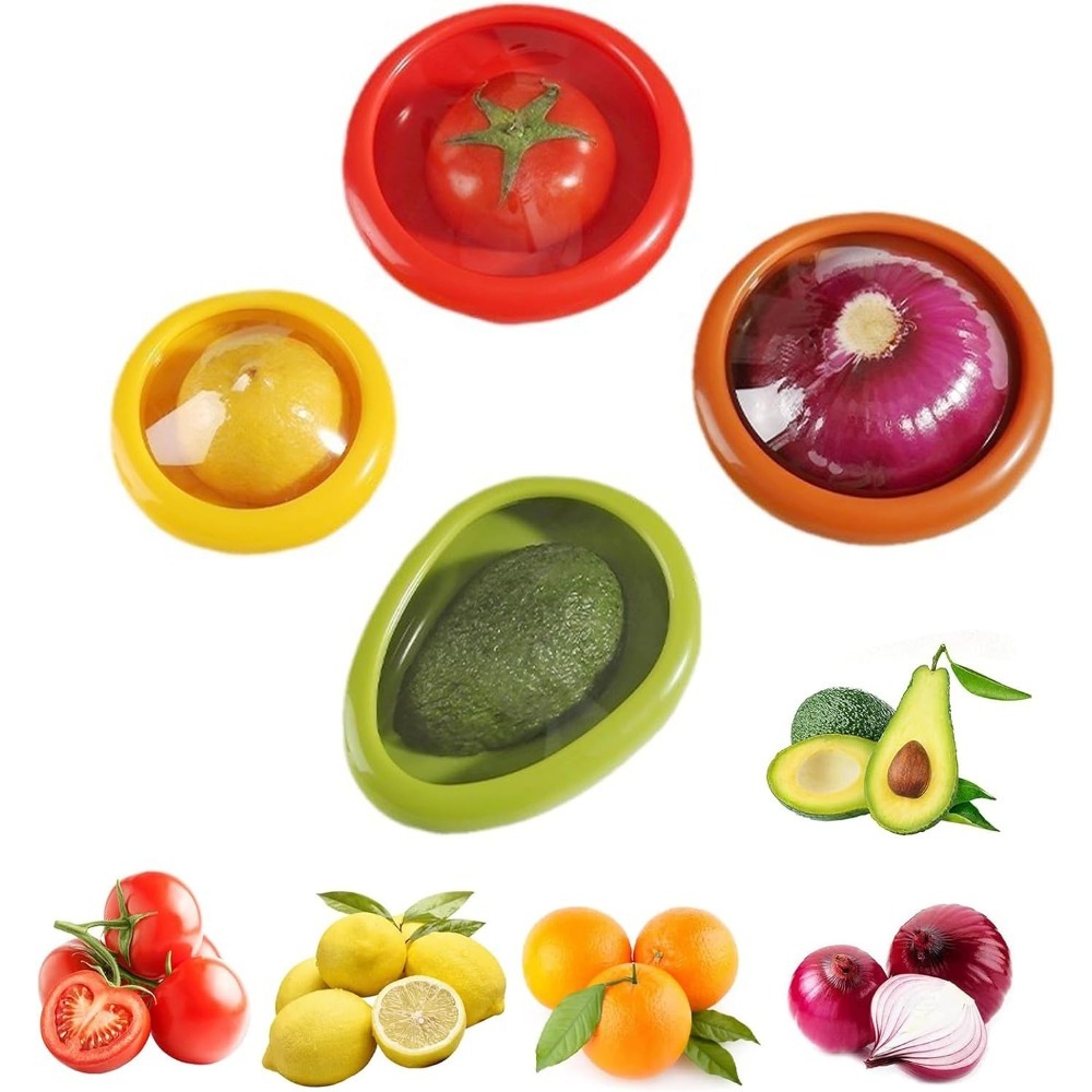 Food Storage Vegetables - Avokado Saklama Kabı Silikon Meyve ve