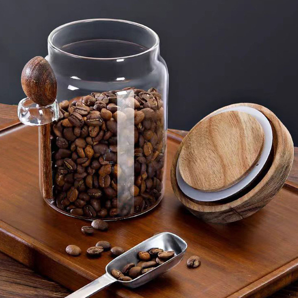 Food Storage Glass Jar - Şeffaf Cam Gıda Saklama Kabı, Hava