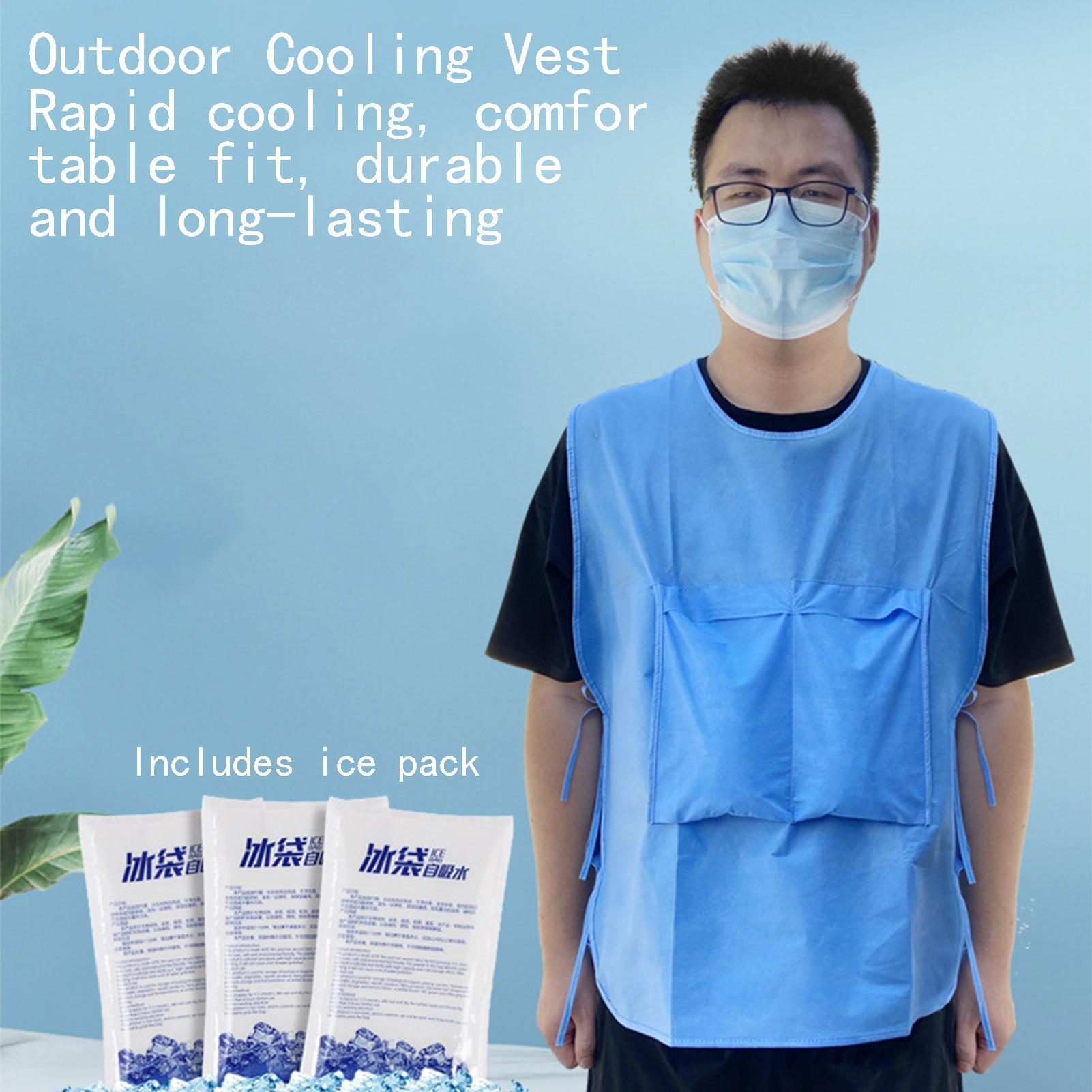 Cold Pack Ice Gel - 4 Jel Buz Paketiyle Soğutucu Yelek