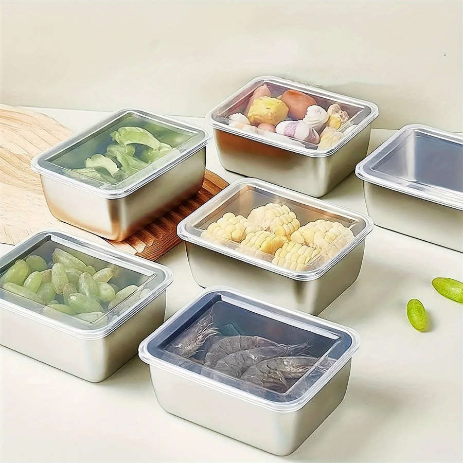 Food Storage Order - 1/3/5 adet paslanmaz çelik gıda saklama