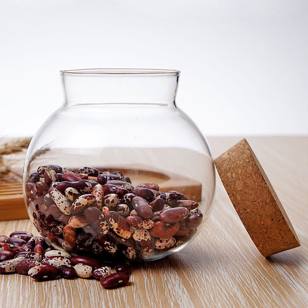 Ahşap Kapaklı Cam Kavanoz, Hav - Food Storage Jars With Wooden Lids incelemesi ve fiyatı