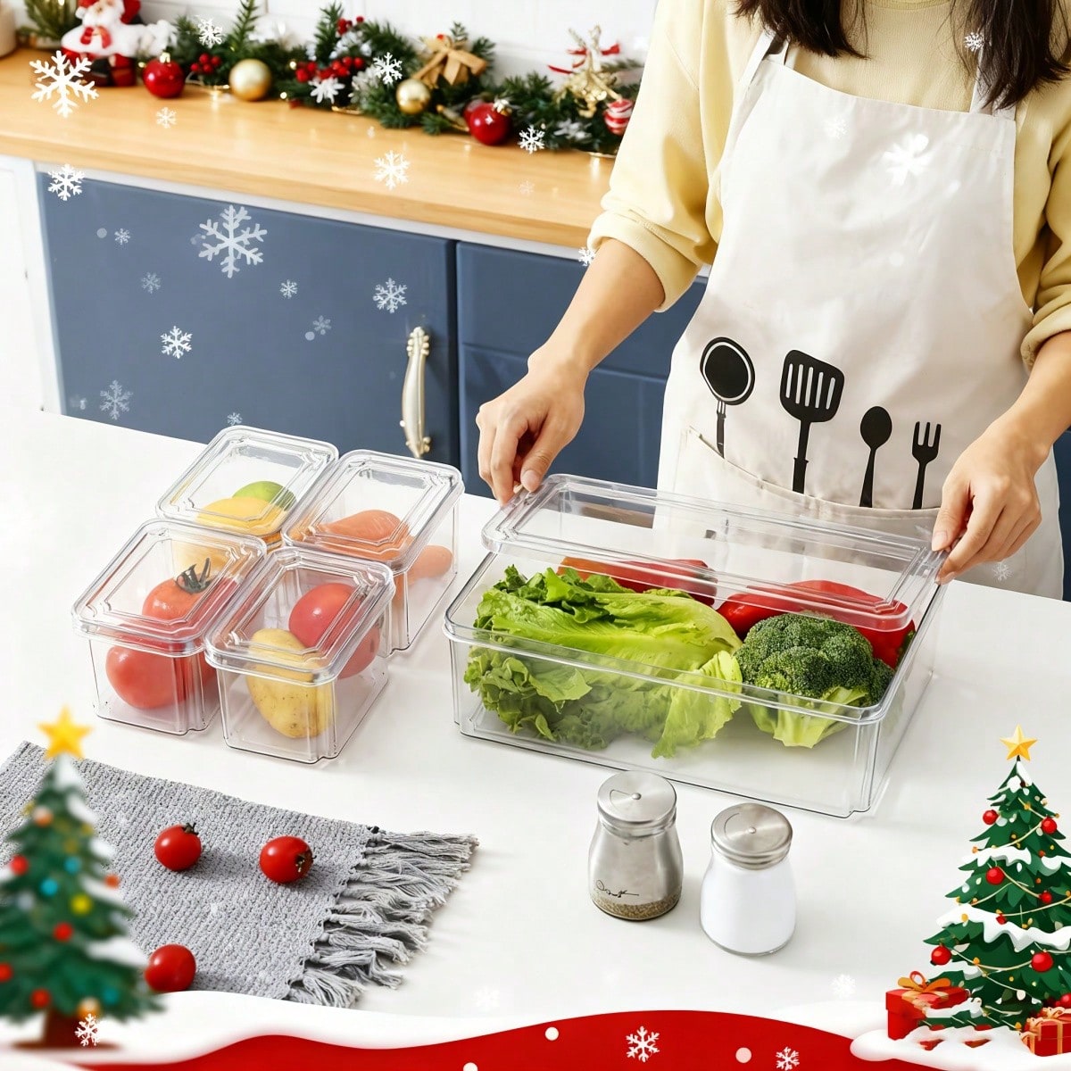 7/14'lü Paket İstiflenebilir B - Food Storage Vegetables incelemesi ve fiyatı
