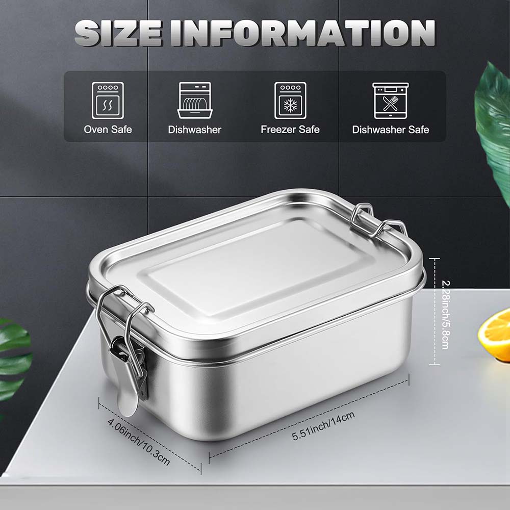 4 adet paslanmaz çelik Bento k - Food Storage Metal Box incelemesi ve fiyatı