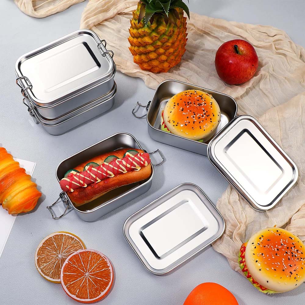 4 adet paslanmaz çelik Bento k - Food Storage Metal Box incelemesi ve fiyatı