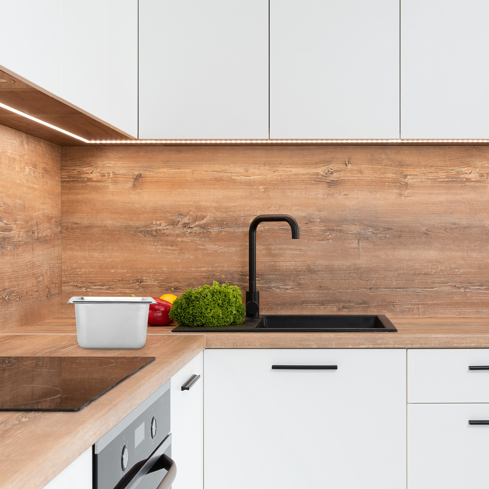 1 Set Paslanmaz Çelik Sebze Ka - Food Storage Vegetables incelemesi ve fiyatı
