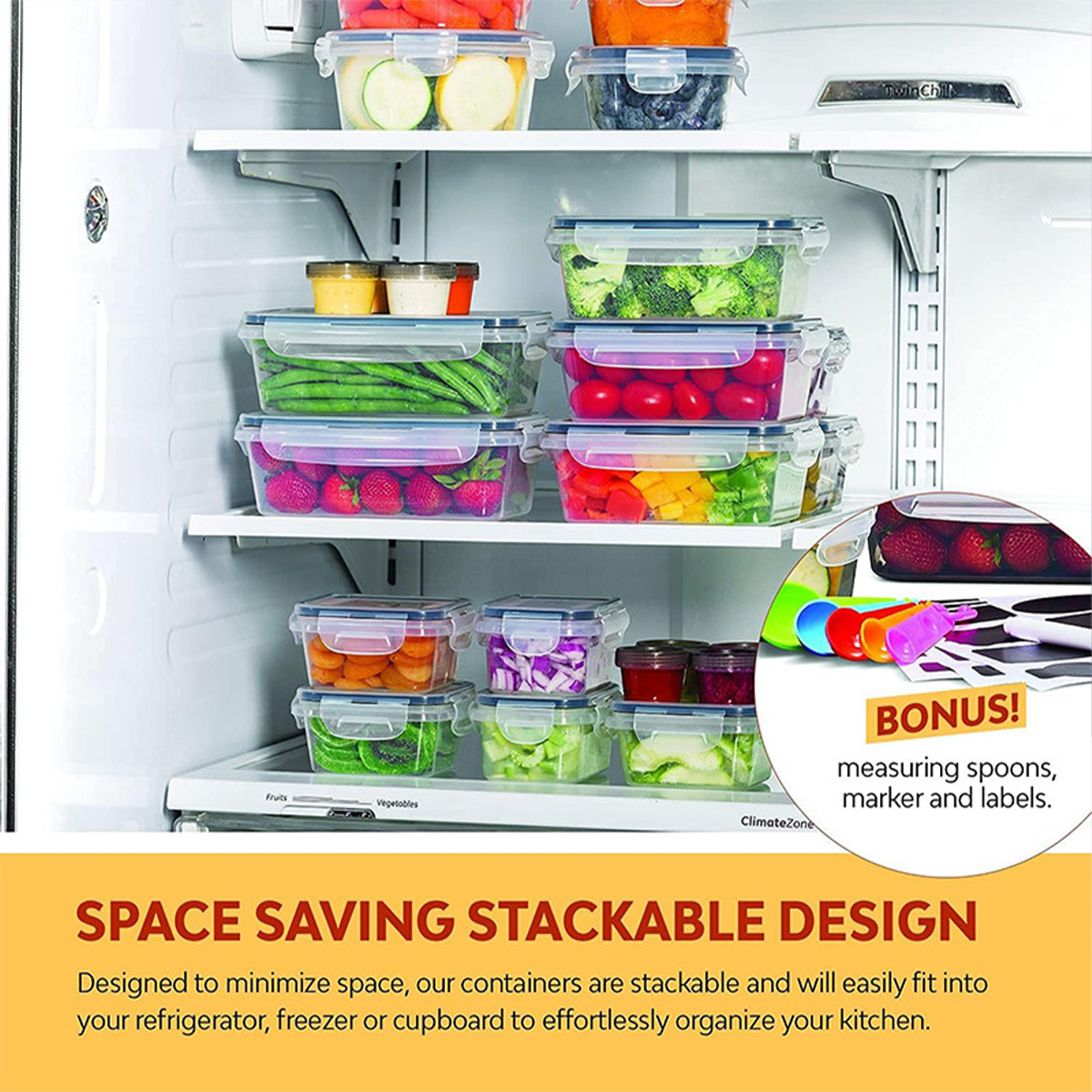 24'lü Gıda Saklama Kabı Seti M - Food Storage Vegetables incelemesi ve fiyatı