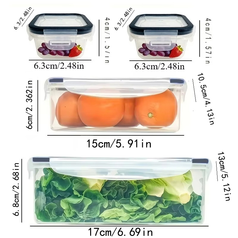 8 Parça Set, 4 Kap ve 4 Kapak  - Food Storage Order incelemesi ve fiyatı