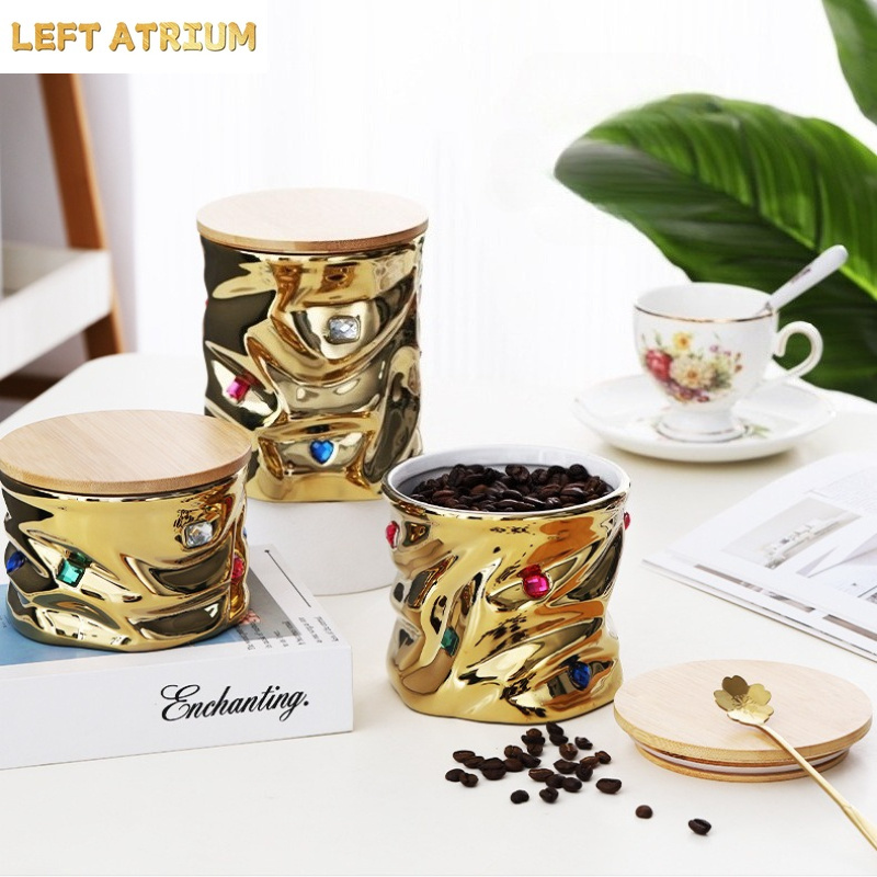 Ahşap Kapaklı Değerli Taş Sera - Food Storage Jars With Wooden Lids incelemesi ve fiyatı