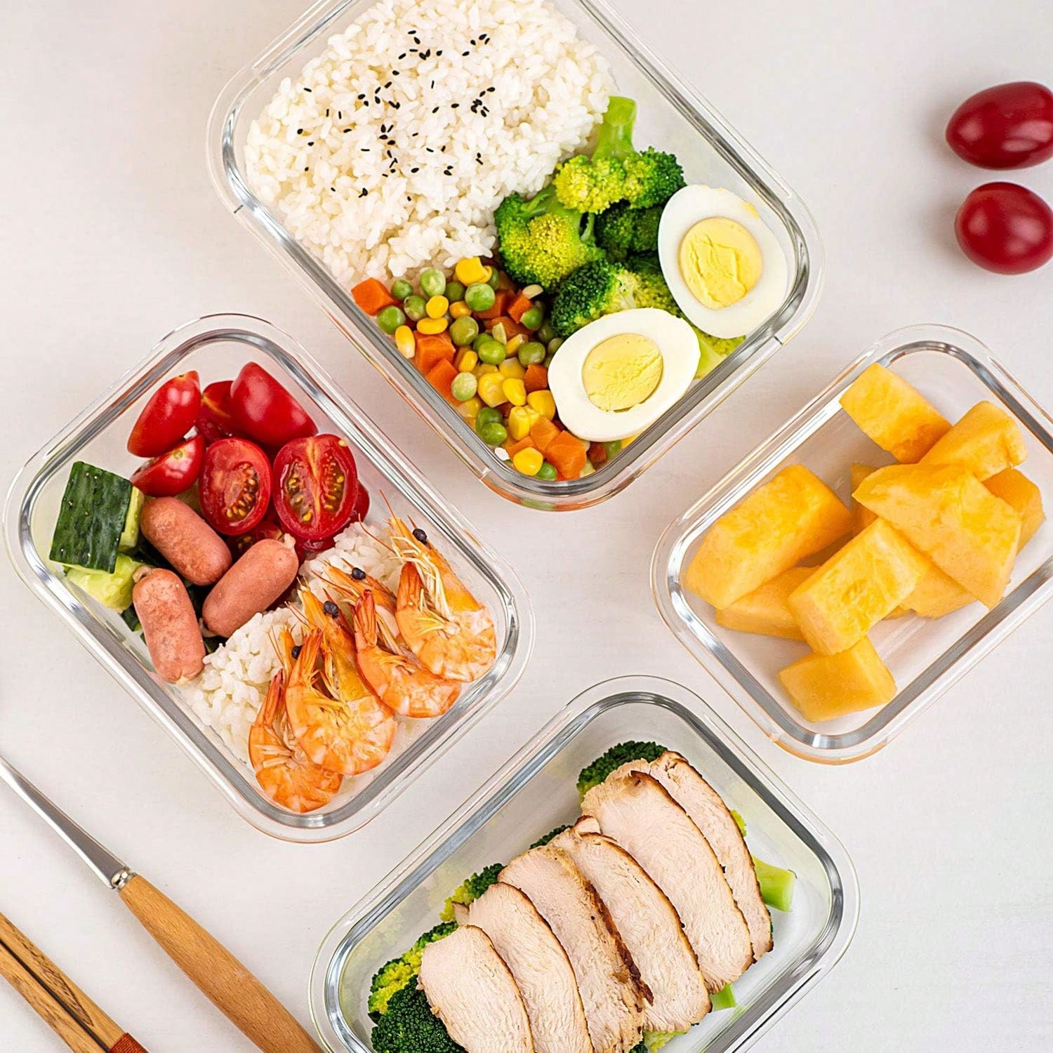 10'lu Paket Cam Yemek Hazırlık - Food Storage Order incelemesi ve fiyatı