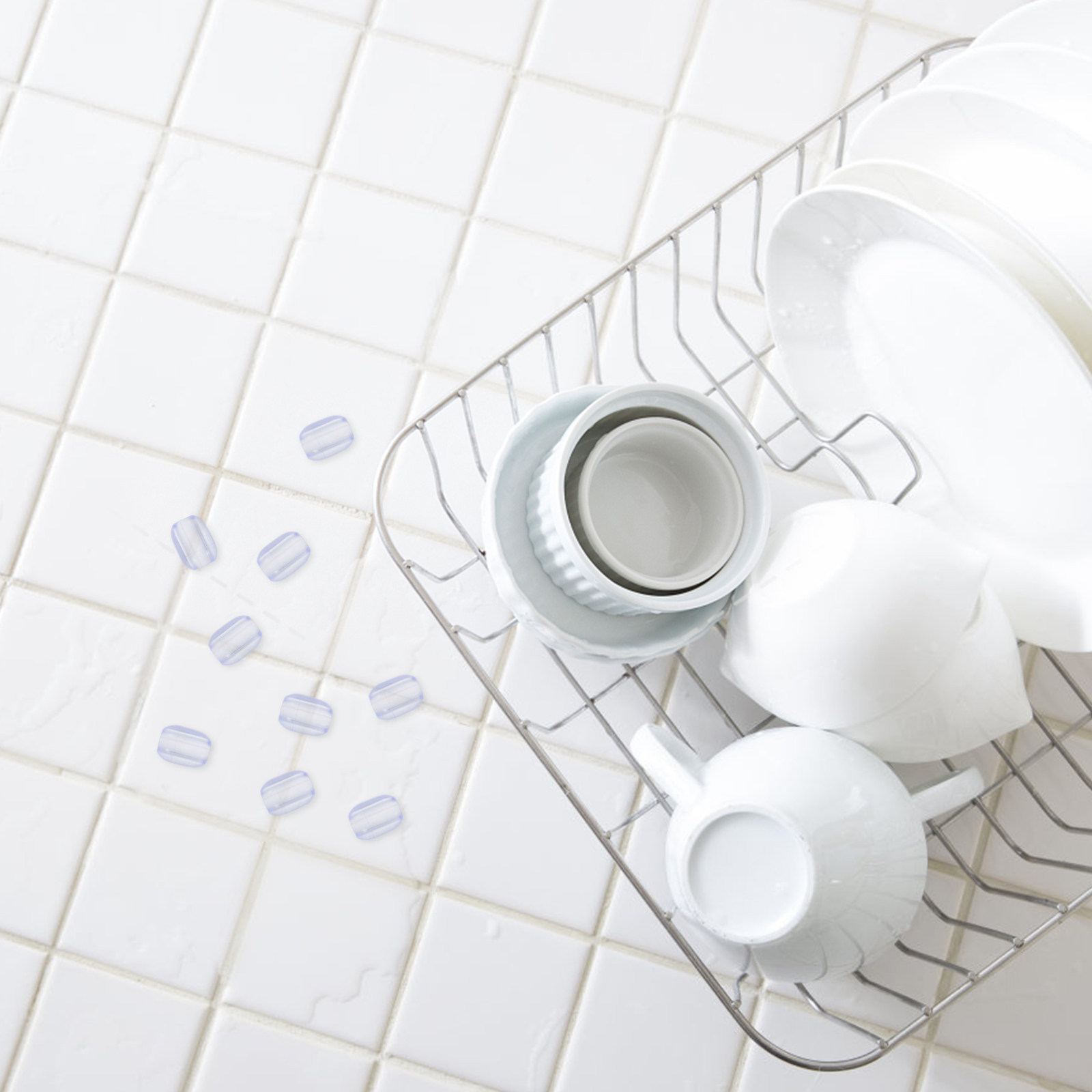 10 Adet Kauçuk Lavabo Rafı Aya - Food Storage Vegetables incelemesi ve fiyatı