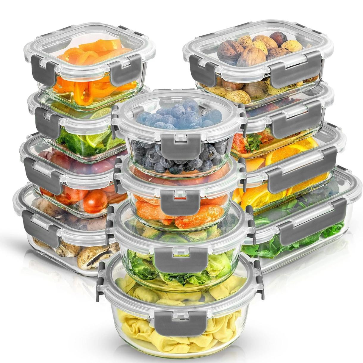 24 Parça Kapaklı Borosilikat C - Food Storage Tupperware incelemesi ve fiyatı