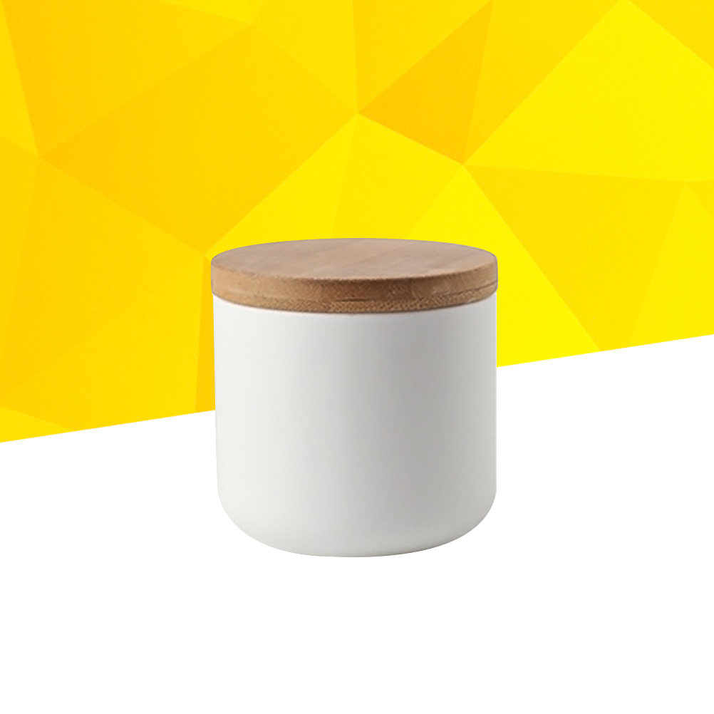Seramik Saklama Kavanozu Küçük - Food Storage Jars With Wooden Lids incelemesi ve fiyatı