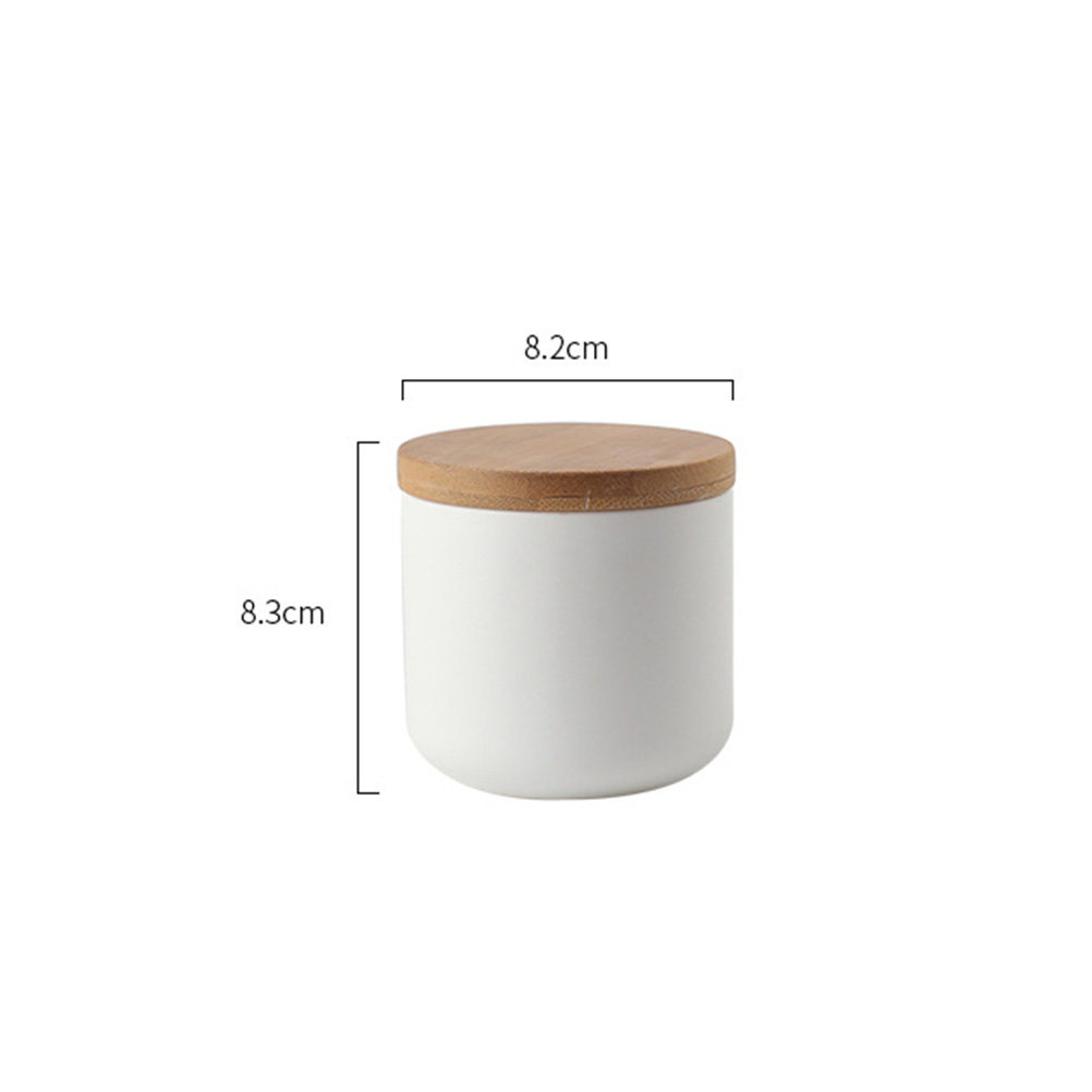 Seramik Saklama Kavanozu Küçük - Food Storage Jars With Wooden Lids incelemesi ve fiyatı