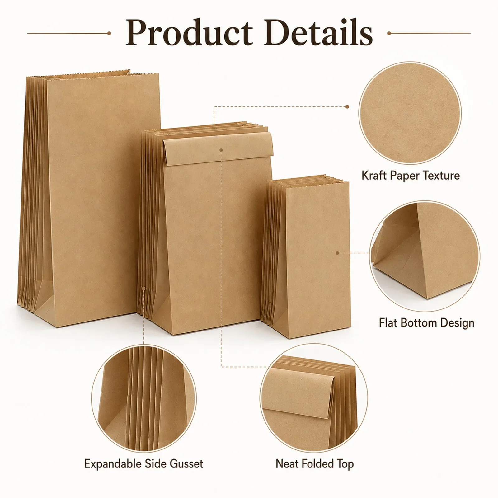 10-30 Adet Küçük Kahverengi Kr - Food Storage Small incelemesi ve fiyatı