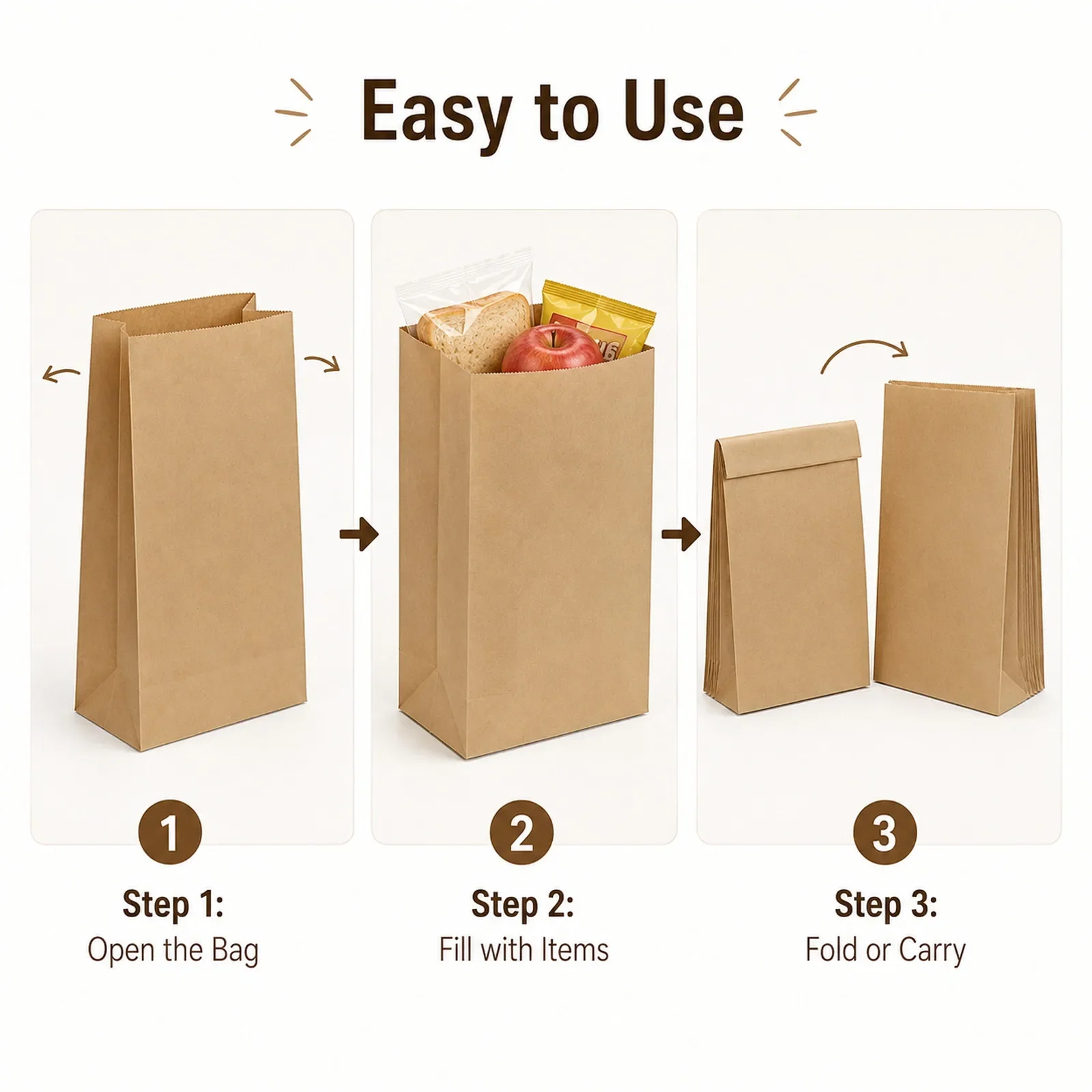 10-30 Adet Küçük Kahverengi Kr - Food Storage Small incelemesi ve fiyatı