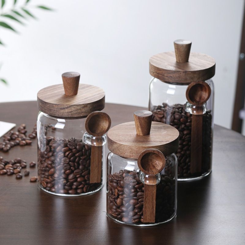 Hava Geçirmeyen Ahşap Kapaklı  - Food Storage Jars With Wooden Lids incelemesi ve fiyatı