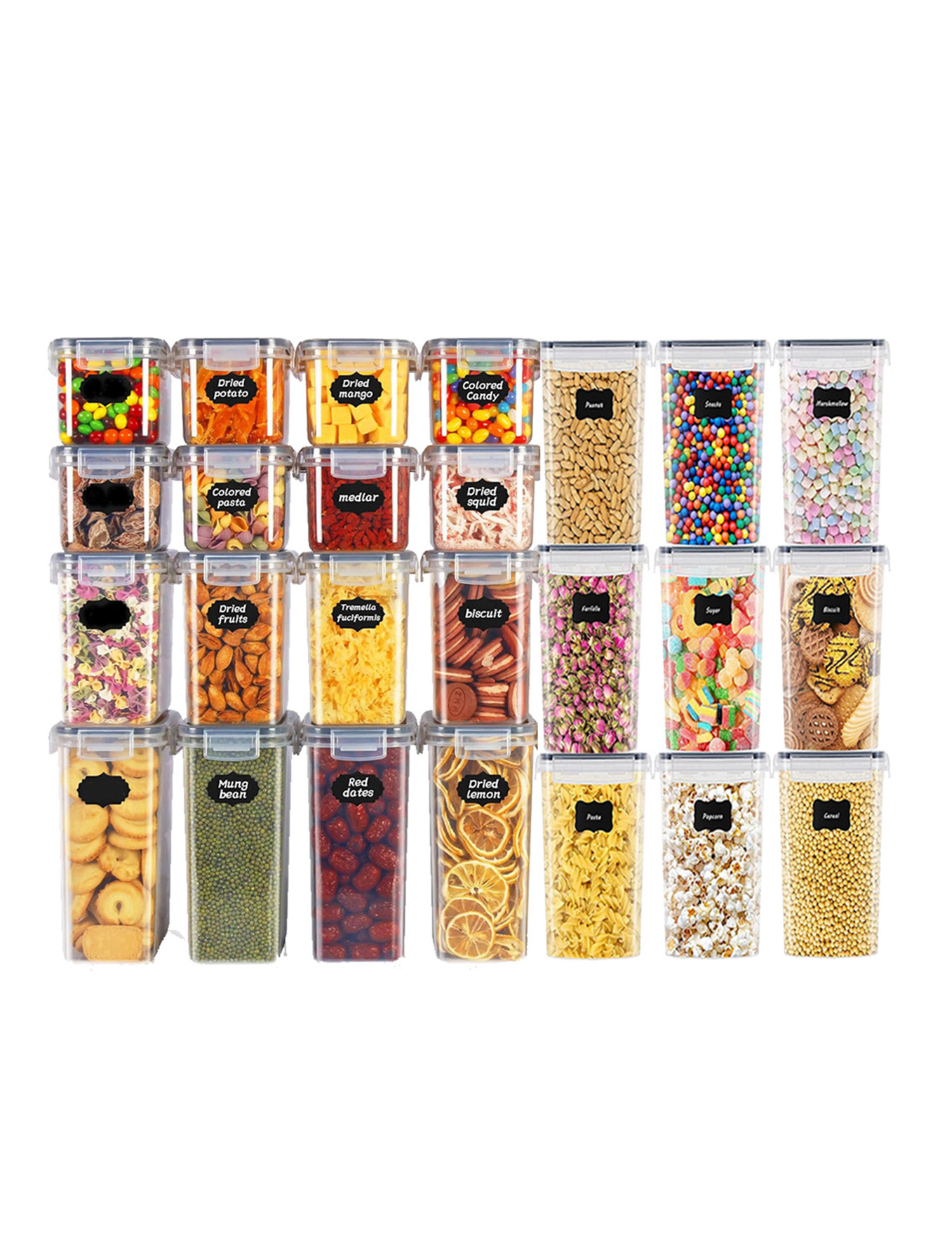 48 adet, Kapaklı Mühürlü Gıda  - Food Storage Order incelemesi ve fiyatı